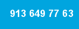 913 649 77 63 913 649 77 63